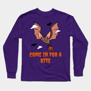 Come In For A Bite Bat Long Sleeve T-Shirt